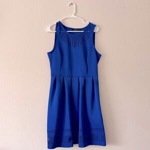 Royal Blue Strapless Dress